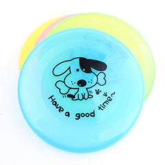 Silicone Dog Flying Disc Toy Interactive Chew Resistant Training Saucer