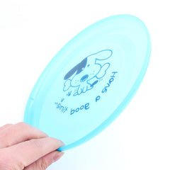 Silicone Dog Flying Disc Toy Interactive Chew Resistant Training Saucer