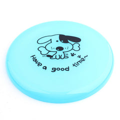 Silicone Dog Flying Disc Toy Interactive Chew Resistant Training Saucer