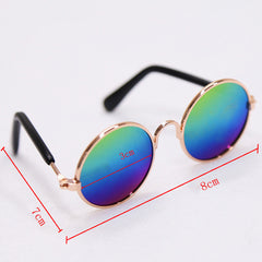 Trendy Vintage Round Pet Glasses