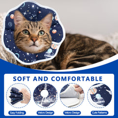 Soft Cat Cone, Adjustable Recovery Collar After Surgery To Prevent Licking Wound, Protective Cat Neck Cone, Comfortable Pet Elizabethan Collar For Cats Kittens And Puppies