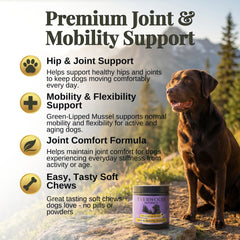 Naturals Advanced Vet Strength Joint & Mobility Dog Supplement Chews