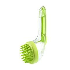 Pet Bath Brush Long Handle Dog Cat Grooming Cleaning Comb