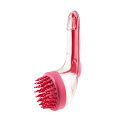 Pet Bath Brush Long Handle Dog Cat Grooming Cleaning Comb