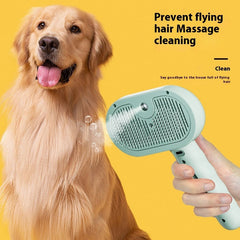 Pet Spray Hair Comb Water Mist Grooming Dematting Cleaning Brush