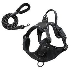 Vest-style Reflective And Breathable Chest-strap Leash