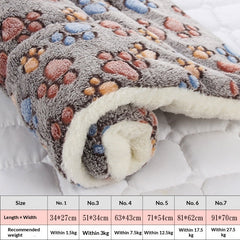 Thickened Pet Mat For Autumn And Winter Warmth