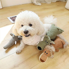 Invincible Dog Chew Toy Animal Design Heavy Chewers Durable Tough