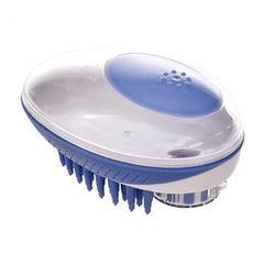 2 in 1 Pet Bath Brush Silicone Massage Comb Shampoo Dispenser