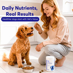 Dog Multivitamin Chews Immunity Digestive Skin Coat Joint Support Formula