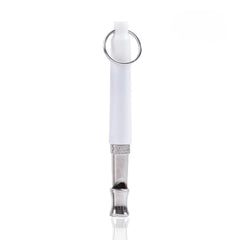 Dog Training Whistle Silent Sound Adjustable Outdoor Survival Sport Silver