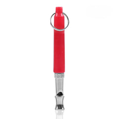 Dog Training Whistle Silent Sound Adjustable Outdoor Survival Sport Silver