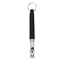 Dog Training Whistle Silent Sound Adjustable Outdoor Survival Sport Silver