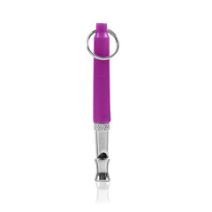 Dog Training Whistle Silent Sound Adjustable Outdoor Survival Sport Silver