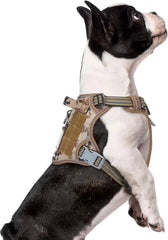 Tactical No-Pull Dog Harness with Handle, Reflective Adjustable Training Vest
