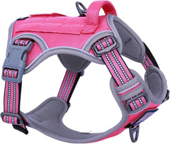 Tactical No-Pull Dog Harness with Handle, Reflective Adjustable Training Vest