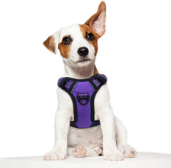Tactical No-Pull Dog Harness with Handle, Reflective Adjustable Training Vest