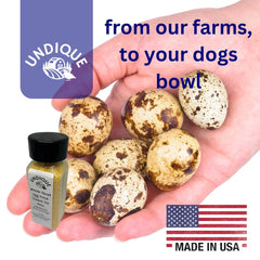 Boost Dog Food Topper Quail Eggs Omega Health Supplement