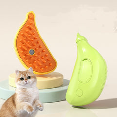 3 in 1 Pet Steam Brush Spray Massage Grooming Hair Removal