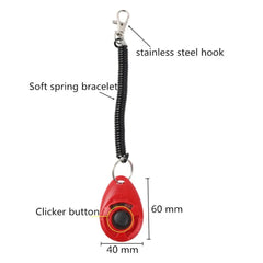 Pet Training Clicker with Adjustable Wrist Strap