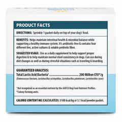 Pet's Choice Gut Instincts Probiotic Powder Packets for Dogs – Daily Digestive & Immune Support, 30 Count