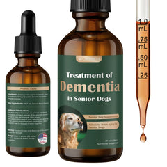 Senior Dog Brain Health Supplement Mushroom Calming Nervous System Support